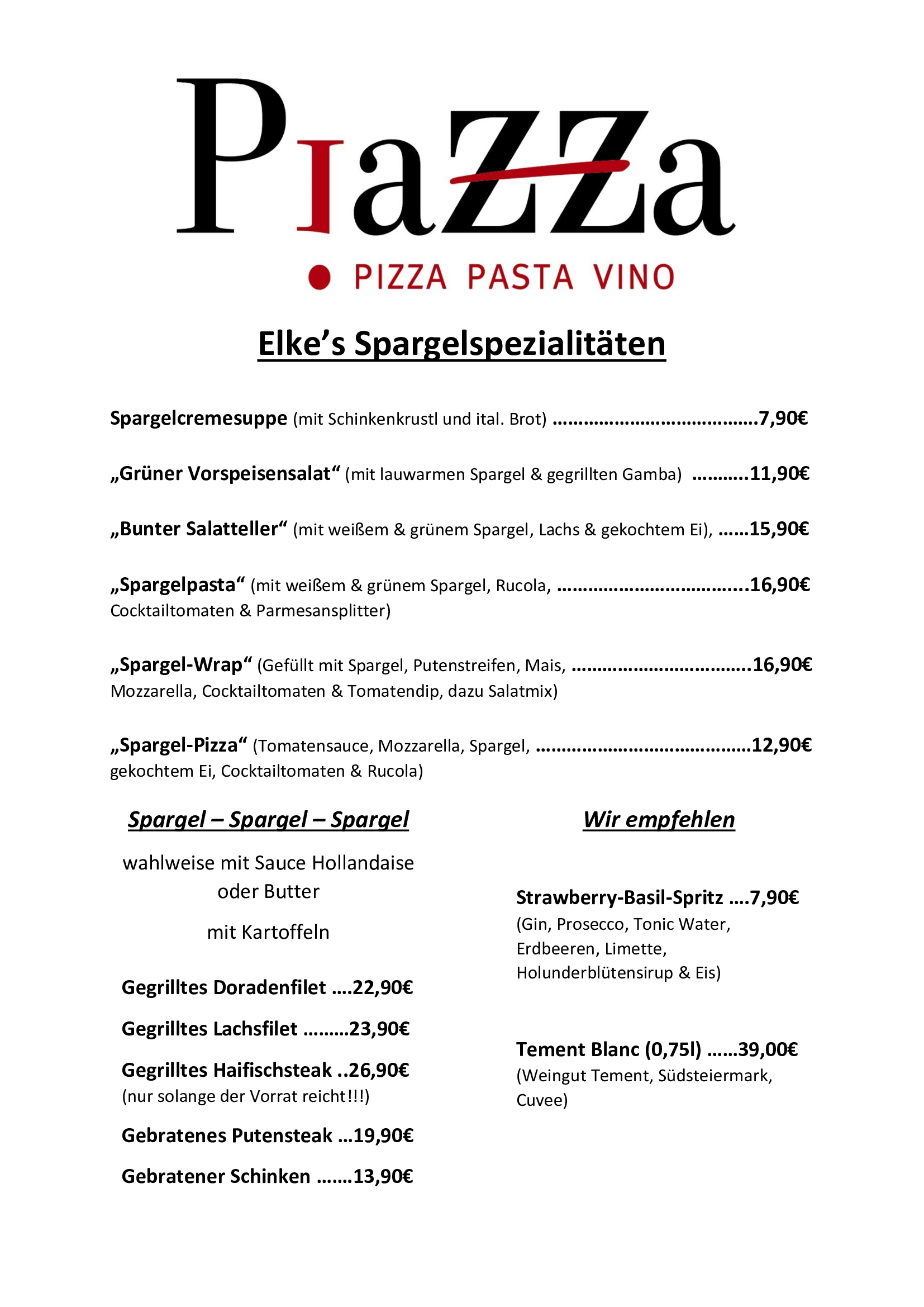 Piazza Pizza,Pasta,Vino Hauzenberg