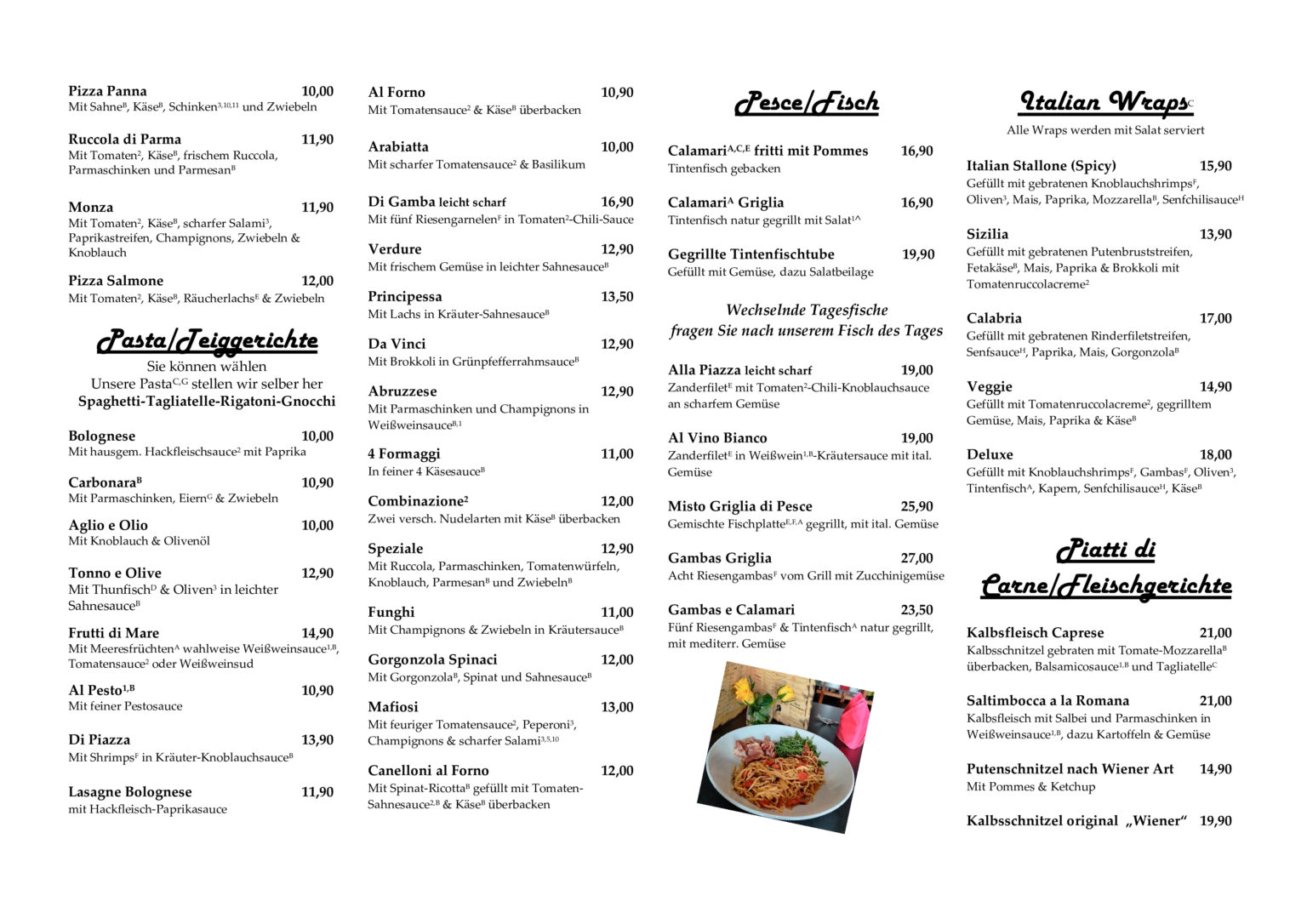 Piazza Pizza,Pasta,Vino Hauzenberg