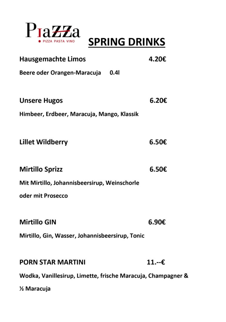 Piazza Pizza,Pasta,Vino Hauzenberg